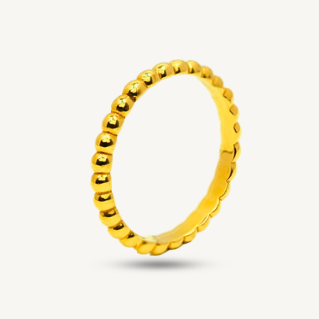 [2g] Boba Plain Licin Solid Padu • Elegold Jewelry • Category: Cincin Ring • 916G