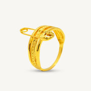 Paperclip Modern Kilat Shiny • Elegold Jewelry • Category: Cincin Ring • 916G