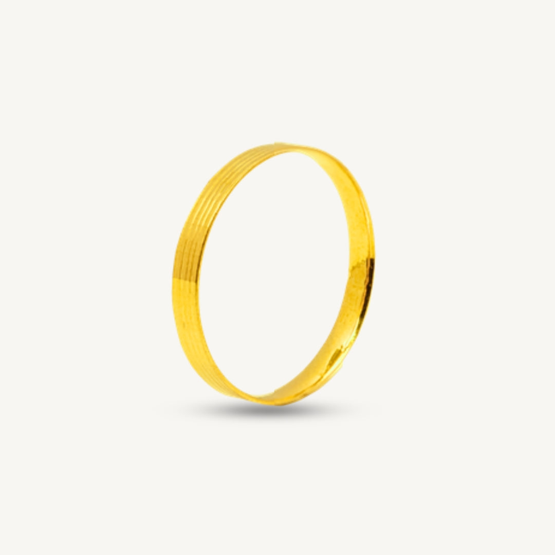 Plain Line Simple Fesyen Comfort Wedding • Elegold Jewelry • Category: Cincin Ring • 916G