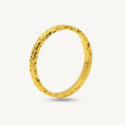 Shattered Ice Kilat Trendy 3 Face Solid • Elegold Jewelry • Category: Cincin Ring • 916G
