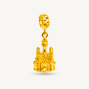 916 Gold Princess Castle Charm | Charm 3D Fesyen Emas 916 | Luxury | Elegold
