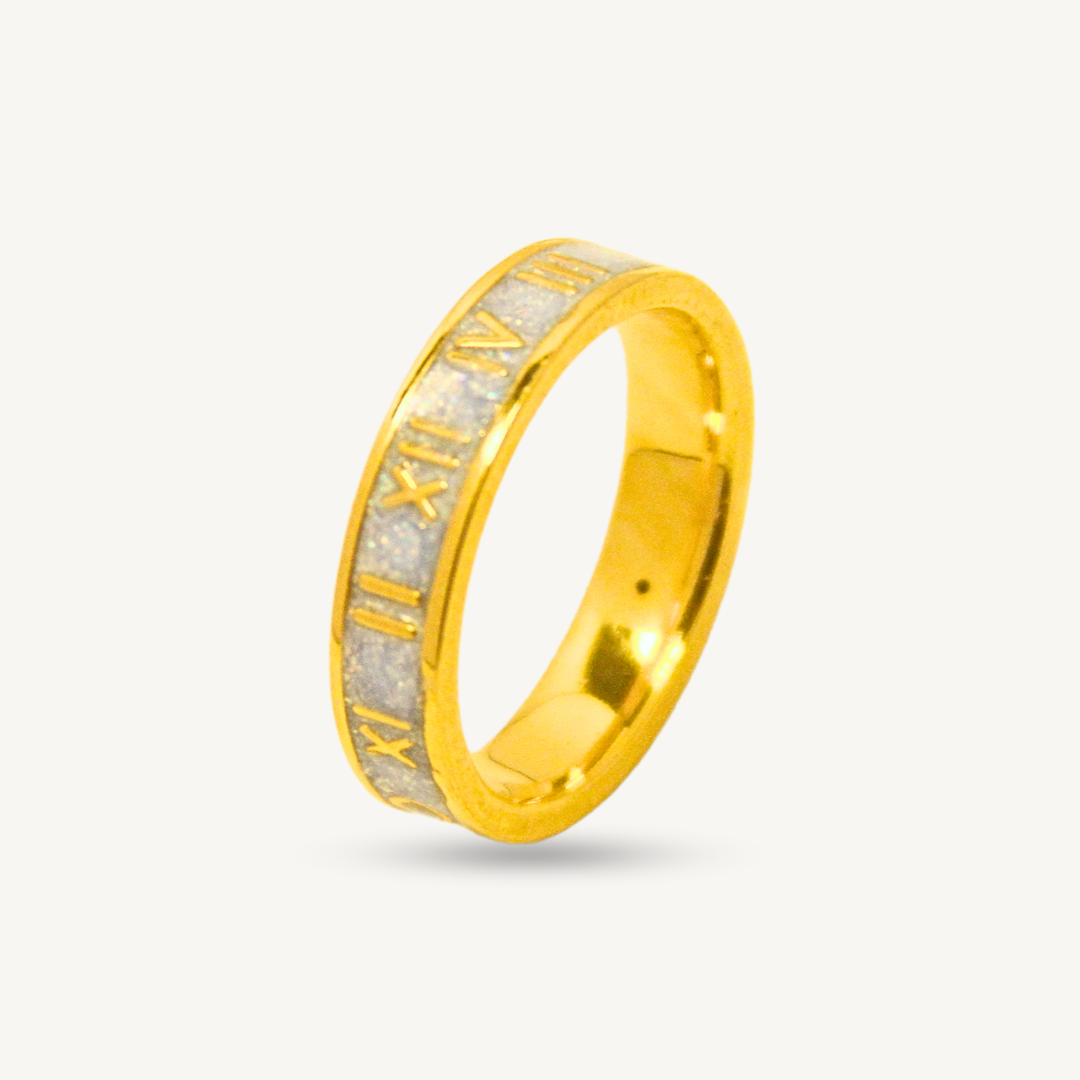 916 Luxury Mix Hallow Trendy Enamel Fashion Gold Ring | Hallow Bajet | Elegold