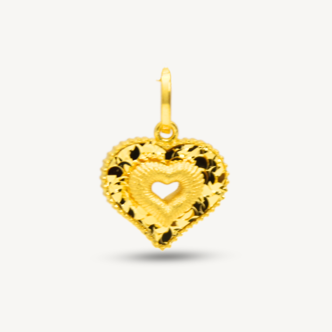 Shiny Cut Tiny Pendant Gold Pendant Elegold
