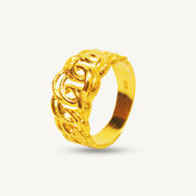 Elegold Classic Chain 916 Gold Ring - 20GHL