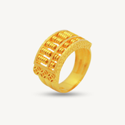 Elegold Luxury Abascus 916 Gold Ring - 20GV6