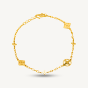 Minamalist Luxury Mix and Match Bracelet Gold Bracelet Elegold