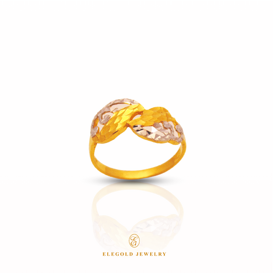Elegold Jewelry · White Gold Plated Rings · Solid Gold Ring · 916 Gold RIngs · 22K Gold Ring · 22K Gold Jewellery · 22K Solid Gold · 916 Gold · 916 Gold RIng · 22K Solid Gold Jewellery · Gold Jewellery · White Gold Plated Gold Jewellery