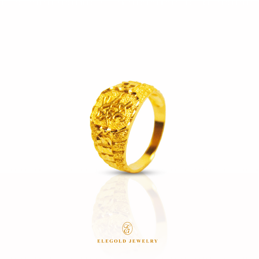 Elegold Jewelry · Prosperity Gold Rings · Solid Gold Ring · 916 Gold RIngs · 22K Gold Ring · 22K Gold Jewellery · 22K Solid Gold · 916 Gold · 916 Gold RIng · 22K Solid Gold Jewellery · Gold Jewellery · Blessing Gold Jewellery · Prosperity Gold Jewellery