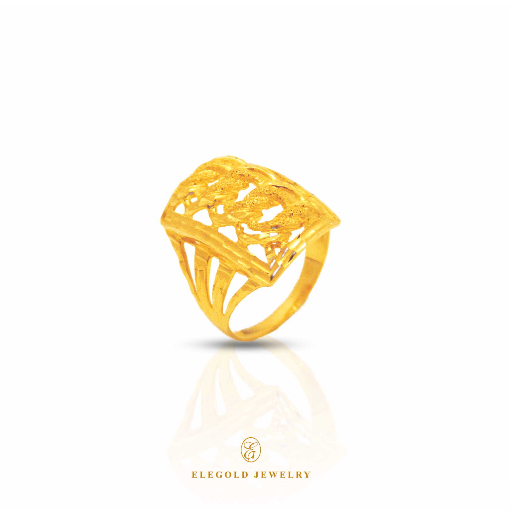 Elegold Jewelry · Gold Rings · Solid Gold Ring · 916 Gold RIngs · 22K Gold Ring · 22K Gold Jewellery · 22K Solid Gold · 916 Gold · 916 Gold RIng · 22K Solid Gold Jewellery · Gold Jewellery