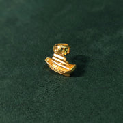Elegold 916 Gold Ship Charm - 20JYG