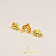 Elegold Vintage Solitaire CZ Stone Ring - 20KHU