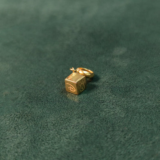 Elegold Squarish Little Box 916 Gold Charm - 20LDL
