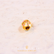 Elegold 916 Gold Mushroom Charm - 20M3V