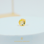 Elegold 916 Gold Unicorn Enamel Charm - 20N53