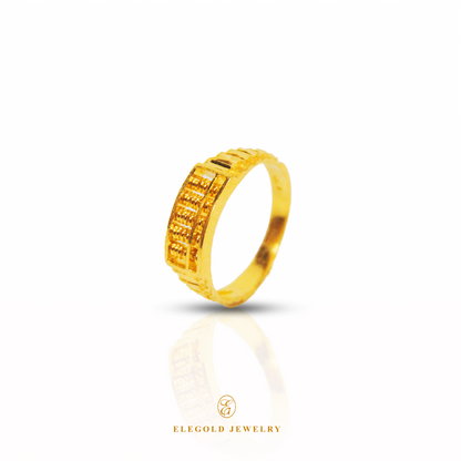 Elegold Jewelry · Prosperity Gold Rings · Solid Gold Ring · 916 Gold RIngs · 22K Gold Ring · 22K Gold Jewellery · 22K Solid Gold · 916 Gold · 916 Gold RIng · 22K Solid Gold Jewellery · Gold Jewellery · Blessing Gold Jewellery · Prosperity Gold Jewellery